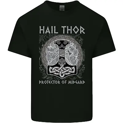 Buy Hail Thor Protector Of Midgard Viking Odin Mens Cotton T-Shirt Tee Top • 11.75£