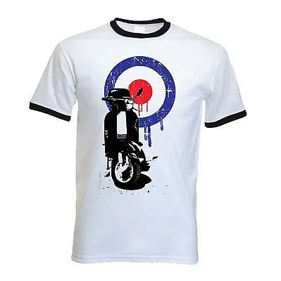 Buy MOD TARGET SCOOTER T SHIRT - Ska The Who Jam Scooters - Sizes Small - XXL • 12.95£