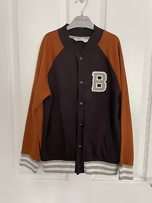 Buy H&M Boys Varsity Letterman Jersey Baseball Jacket 8-9-10 Years • 4£