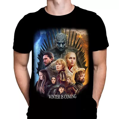 Buy WINTER IS COMING  -  Movie Poster Art - T-Shirt / House Of Dragons / Thrones • 23.95£