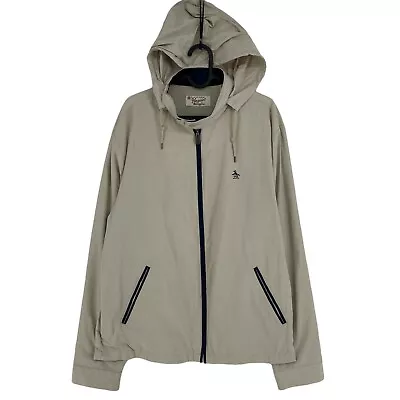 Buy Penguin Beige Hooded Jacket Size L • 39.99£