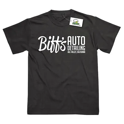 Buy Biffs Auto Detailing Inspired By Back To The Future Printed T-Shirt • 5.95£