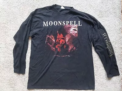 Buy MOONSPELL Irreligious Vintage 1996 Longsleeve T Shirt XL Tour Gothic Metal LP CD • 142.80£