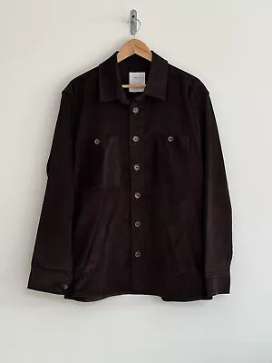 Buy Percival Workshirt Corduroy Overshirt Shacket Jacket Beown Men’s Extra Large • 42.99£