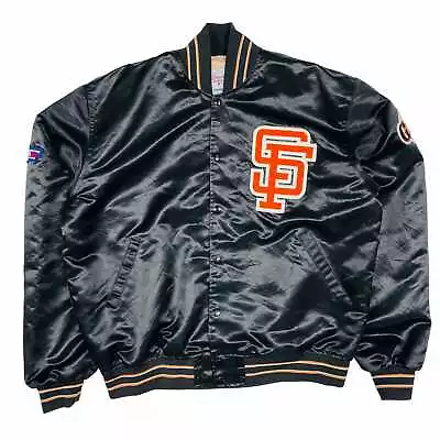 Buy Vintage  San Francisco Giants MLB Satin Bomber Jacket - Medium • 80£