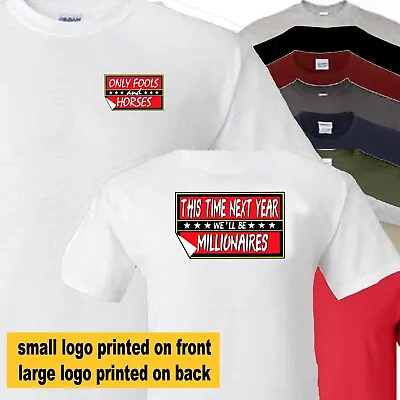 Buy Only Fools And Horses T Shirt Logo Millionaires Retro Top Print On Front & Back • 14.50£