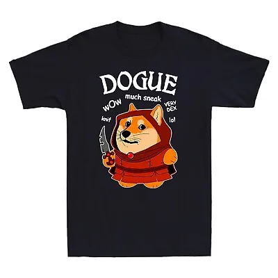 Buy Dogue Wow Much Sneak Very Dex Knif Lol Corgi Dog Funny Men's T Shirt Tee Gift • 13.99£