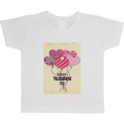 Buy 'Happy Valentines Day' Children's / Kid's Cotton T-Shirts (TS043848) • 5.99£