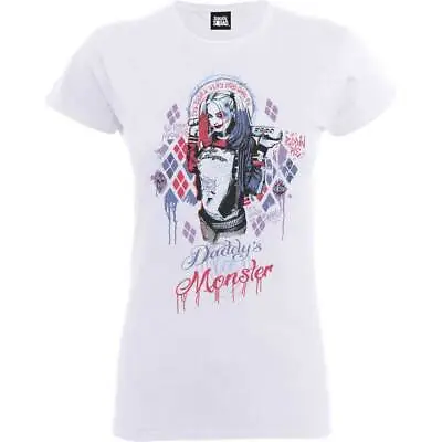 Buy Dc Comics Women's T-shirt Suicide Squad Daddy's Lil Monster S • 9.95£