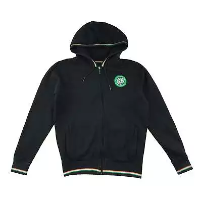 Buy Celtic FC Hoodie Adult Size S Black Long Sleeve Full Zipper • 12£