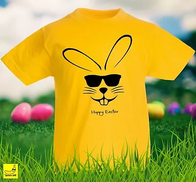 Buy Hoppy Easter Bunny T-Shirt Kids Childrens Cute Cool Novelty Happy Gift Egg Tee  • 5.99£