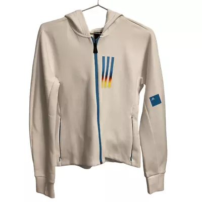 Buy Adidas Mission Victory Slim Fit Full Zip Sweatshirt Hoodie MED NEW • 62.67£