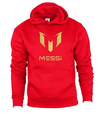 Buy Kids #10 Messi Hoodie Boys Girls Football Soccer Gold Print Hoody Christmas Gift • 14.95£