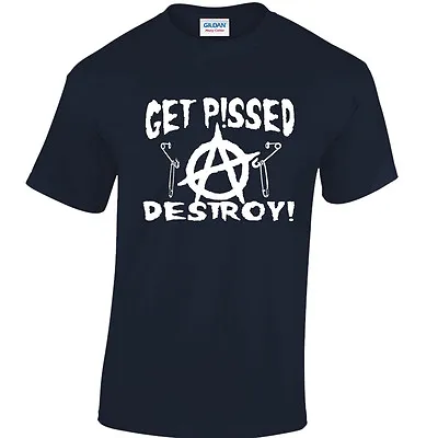 Buy Punk Rock T-Shirt The Sex Pistols Clash Ruts Jam • 12.95£