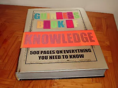 Buy Guinness Book Of Knowledge 1997 Large Hardback Reference Book Hardback • 5.50£