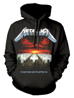Buy Metallica Master Of Puppets Tracks Pull Over Hoodie OFFICIAL • 44.49£