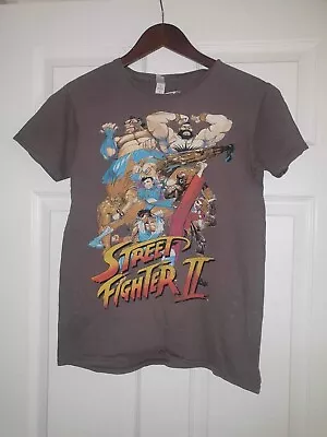Buy Street Fighter 2- T Shirt- Size Small- Good Condition- Ryu- Ken-Blanka-SNES • 14.99£