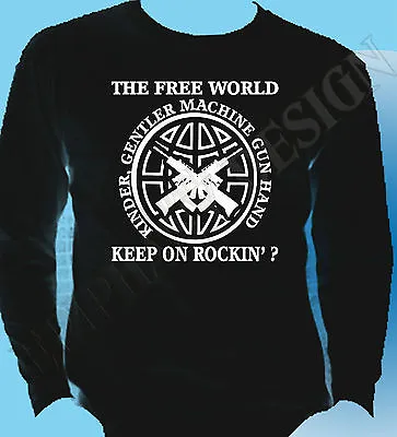 Buy Neil Young Inspired Long Sleeve T-Shirt Keep On Rockin' In The Free World? • 15.99£