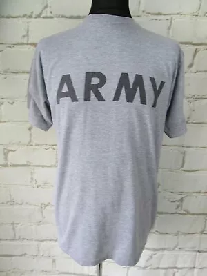 Buy US Army Grey Marl T-shirt Size Medium • 18£