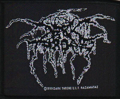 Buy Darkthrone Lurex Logo Patch Black Metal Official Band Merch • 5.69£