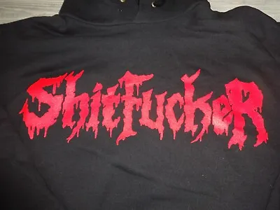Buy Shitfucker Hoodi Black/Death/Thrash Metal Amebix Anal Cunt Mentors Venom Bathory • 51.72£