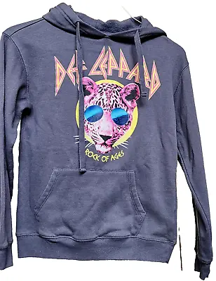 Buy Def Leppard Gray Hoodie Size XS Pullover Rock Band Music 2021 • 30.40£