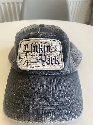 Buy LINKIN PARK CAP / HAT OFFICIAL NAVY TRUCKER CAP (Rare From 2004) • 34.95£
