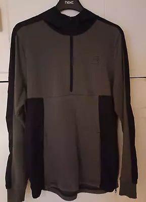 Buy Under Armour  Hoodie Training / Track Top Olive Green And Black Size Small • 10£