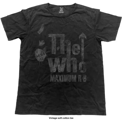 Buy The Who Max R&B Black Unisex T-Shirt New & Official Merchandise Medium Only • 14.50£