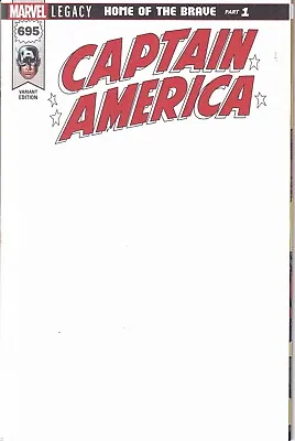 Buy Captain America #695 Blank Cover Marvel Legacy • 5.99£