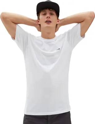Buy Vans Herren T-Shirt Mn Left Chest Logo Tee White/Black • 28.73£