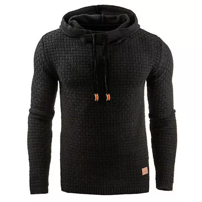 Buy Comfy Men's Loose Fit Hoodie Sweater With Graphic Skull Print • 14£