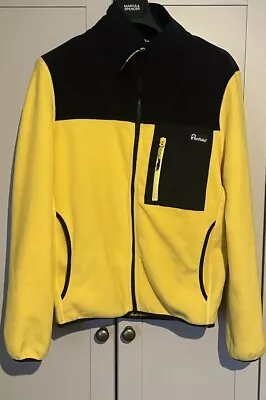 Buy Men's Penfield Hynes Half Zip Fleece Black Yellow Medium Jacket Pullover • 14£