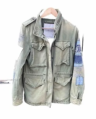 Buy Ralph Lauren Deconstructed Army M65 US Field Jacket Vintage Military XXS Greg • 29.99£