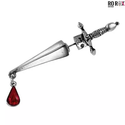 Buy Alchemy Cesares Veto Earring Single Stud Alternative Jewellery Dagger Knife Goth • 21.50£