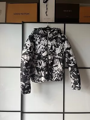 Buy Noisy May, Black And White, Splatted Paint Design Puffer Jacket, Size S. • 7£