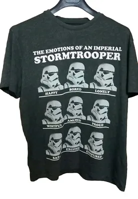 Buy Star Wars - Emotions Of A Storm Trooper T Shirt Top Tee I Mens - L I Clone Troop • 9.95£