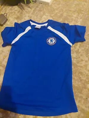 Buy Chelsea Blue Boys Age 8 9 Years Home Football Top Club Shirt In Great Con • 7£