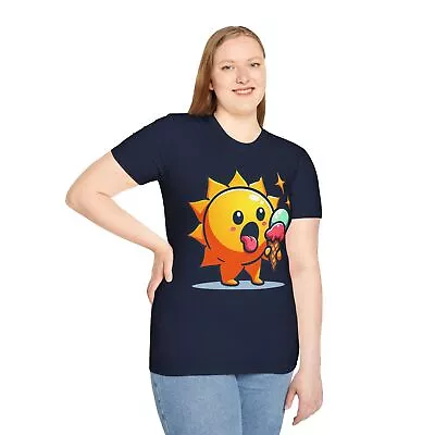 Buy Funny Sun , Graphic Humor Tee,  Unisex Softstyle T-Shirt • 17.84£