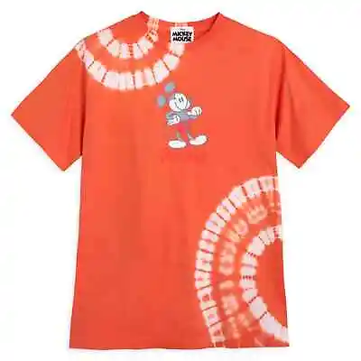 Buy Mickey Mouse Genuine Mousewear Tie-Dye T-Shirt - Orange- Disneyland Resort -BNWT • 14.99£