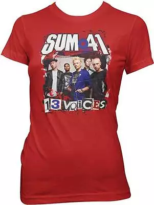 Buy SUM 41 - 13 Voices - Juniors T SHIRT Top S-M-L-XL Brand New Official Top • 16.38£