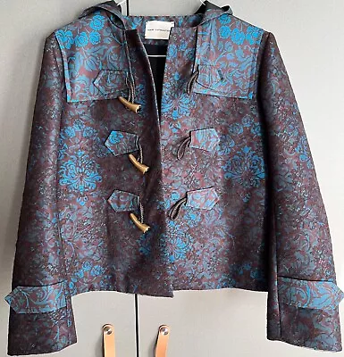 Buy Mary Katrantzou Silk And Lace Jacket With Hoodie, Size S • 400£