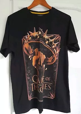 Buy Game Of Thrones Matalan Mens Black Graphic T Shirt Size Large • 6.50£