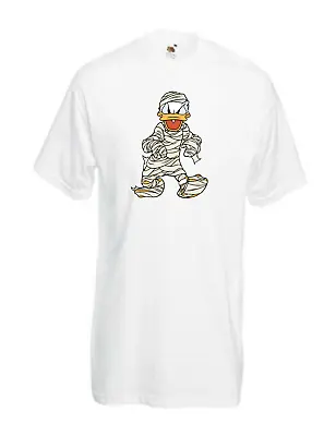 Buy Women's Men Kids Donald Duck Halloween Mummy T-shirt Halloween Costume Gift Top • 7.99£