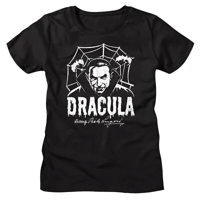 Buy Bela Lugosi Dracula Spiders Web Women's T Shirt Vintage Vampire Horror Movie • 24.17£