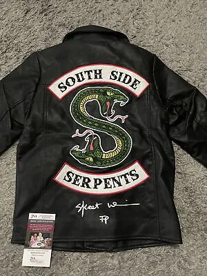 Buy Riverdale Southside Serpents Faux Leather Jughead Jacket Signed By Skeet Ulrich • 189.44£
