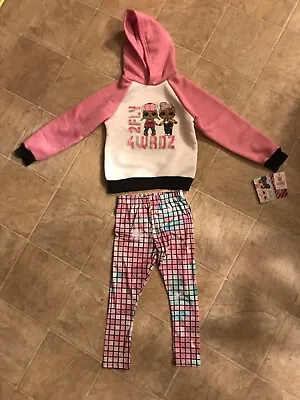Buy Girls 2 Piece Outfit Hood Size 6 X LOL • 4.80£