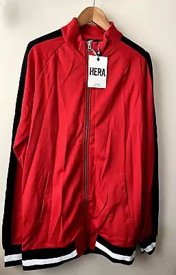 Buy Mens HERA Jacket Size S New Red Black Track Casual Sports Active • 15£