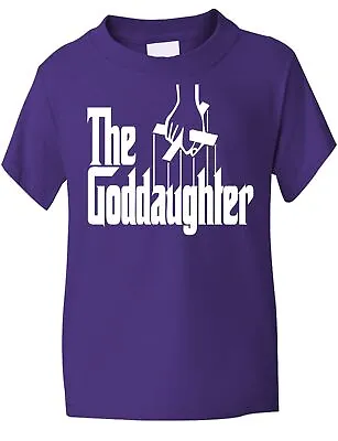 Buy The Goddaughter God Parents Christening Gift Funny Girls T-Shirt Age 1-13 • 7.99£