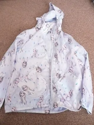 Buy Bnnt Girls 9-10 Years H&m Frozen Elsa Windbreaker Jacket Raincoat • 17.99£